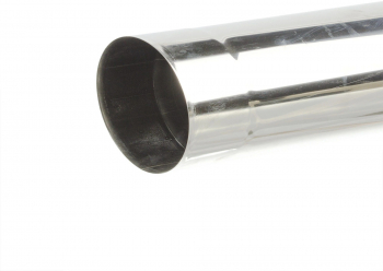 Tub rigid din inox simplu perete grosime 0.5 mm diametru 160 mm L 0.5 m argintiu 