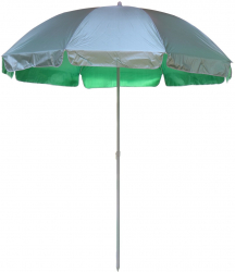 Umbrela terasa gradina B and Q Metal structura metal rotunda 240 cm verde Verde Mobilier Gradina