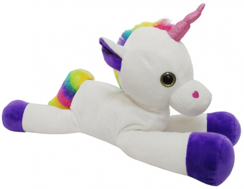 Unicorn de plus pentru copii Lolo 3 multicolor 45 cm Multicolor 