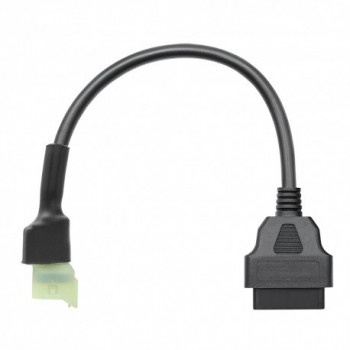 Cablu Adaptor De Diagnosticare Techstar® OBD2 Cu 4 Pini La 6 Pini Pentru Motociclete Honda 