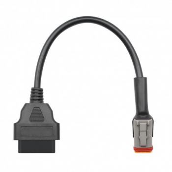 Cablu Adaptor De Diagnosticare Techstar® OBD2 Cu 6 Pini La 16 Pini Pentru Motociclete Harley Davidson 