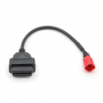 Cablu Adaptor De Diagnosticare Techstar® OBD2 Cu 6 Pini La 16 Pini Pentru Motociclete Honda 