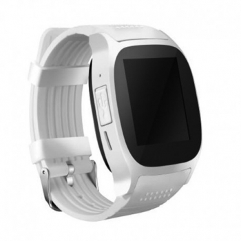 Ceas Smartwatch Techstar® T8 Alb Cartela SIM 1.54 inch Apelare Alerte Sedentarism Hidratare Bluetooth 