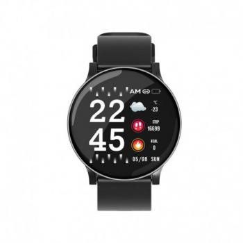 Ceas Smartwatch Techstar® W8 Gri 1.3 inch IPS Monitorizare Cardiaca Tensiune. Oxigenare Sedentary Blueto 