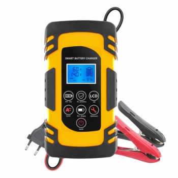 Incarcator Digital pentru Baterie Auto Techstar® Afisaj LCD 12V/24V 4A-6A-8A 100W Masina Camion Motoc 