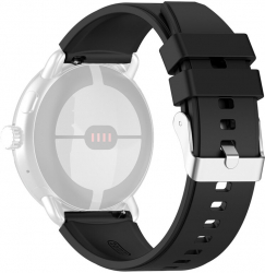 Curea din silicon pentru Samsung Galaxy Watch 4 Galaxy Watch Active 1 / 2 40 - 44 mm Huawei Watch GT GT 2 GT 3 42 mm Negru BBL7132 