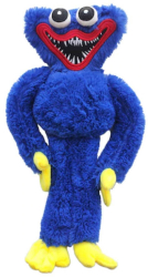 Jucarie de Plus ASKSA Huggy Wuggy Culoare Albastru 40 cm - SOPHSP-TOY-BL 