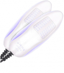 Uscator electric pentru pantofi manusi caciuli 2 buc Alb MON-BBL7182