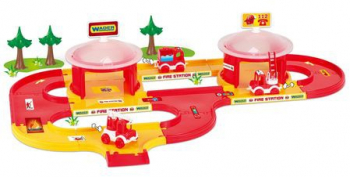 Garaj pentru pompieri 3D Kid Cars pe o lungime de 3 1m - Wader 