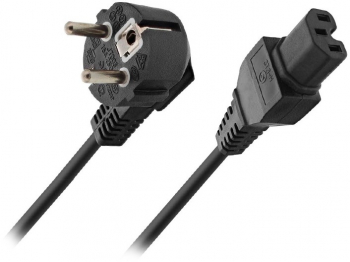 Cablu alimentare C15 temperatura 120 3x0.75mm 1.8m Logilink CP105