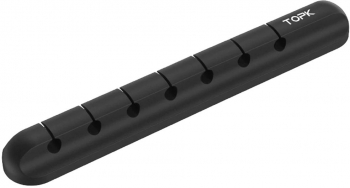 Organizator Cabluri Universal 7 sloturi - TopK - Black 