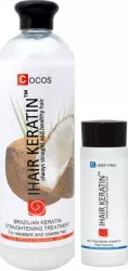 Tratament Keratina Cocos Intensiv 500 ml+Cadou Sampon clarifiant 100ml Ihair Keratina 
