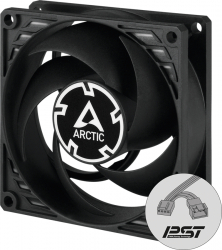 Ventilator ARCTIC P8 PWM PST 4-pin 200-3000 RPM 80x80x25 mm negru ACFAN00150A 