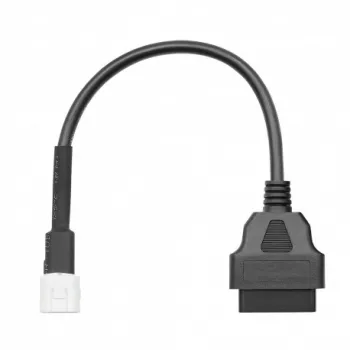 Cablu Adaptor De Diagnosticare Techstar® OBD2 Cu 3 Pini La 16 Pini Pentru Motociclete Yamaha 