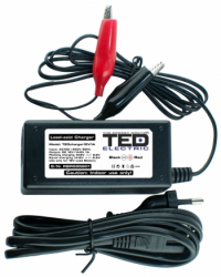 Incarcator cu debransare VRLA AGM 12V 1A TED - PM1 