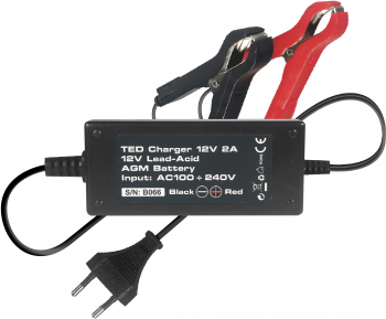 Incarcator cu debransare VRLA AGM 12V 2A TED - PM1 