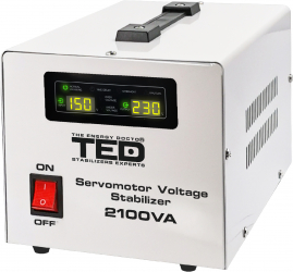 Stabilizator retea maxim 2100VA-SVC cu servomotor / TED000132