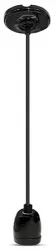 Pendul Negru Portelan E27 Tavan - Dimensiuni Ø 47 x 64 mm 