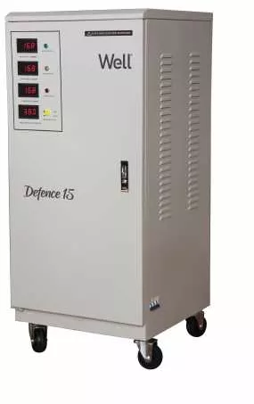 Stabilizator Automat De Tensiune Trifazat 15kva/12kw Well 