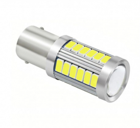 Bec Led Auto Techstar and reg BA15S 1156 Alb Rece 6000K 12V 660 lm 