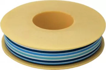 Banda Adeziva Decorativa Brizz Mini Stripes Bleu 25 m 
