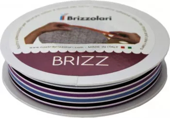Banda Adeziva Decorativa Brizz Mini Stripes Mov 25 m 