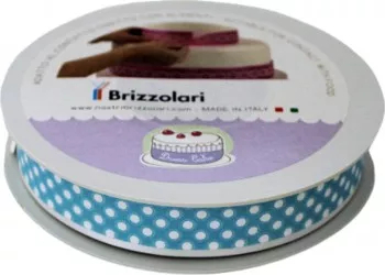Banda Decorativa Cake Dress Mini Dots Turcoise 20 m 