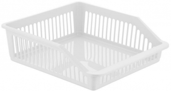 Cos plastic dreptunghiular depozitare si organizare 29x26x8cm Confortime 