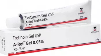 Gel A-Ret RetinA Anti-Rid Anti-Acnee Tretinoina 0.05 - Menarini - 20gr