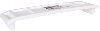 Organizator de birou cu separatoare 56x13 5x7 cm alb Confortime plastic 