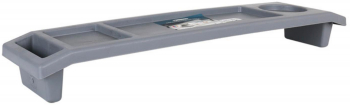 Organizator de birou cu separatoare 56x13 5x7 cm gri Confortime plastic 