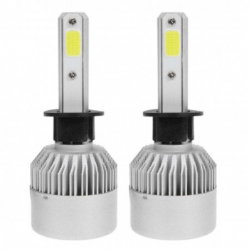 Set 2 LED-uri Auto Techstar and reg S2 H1 36w 4000 Lumeni 6500K AUTO 12-24 Volti COB Canbus