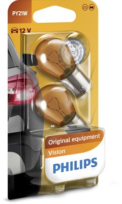 Set 2 Becuri Pentru Semnalizare PY21W 12v Philips 