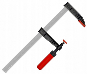 Menghina de tip F 200× 50 mm negru/rosu 