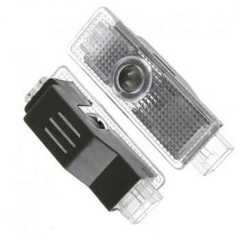 Set 2 Bucati Emblema Logo LED Portiera dedicata Marca Auto BMW 