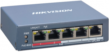 Switch Hikvision DS-3E1105P-EI 4-Port