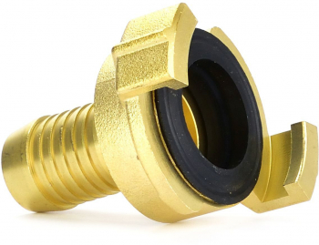 Conector cuplaj rapid rotativ cu gheare din alama cu port furtun 360 and deg 3/4 and rdquo Geko G70141 
