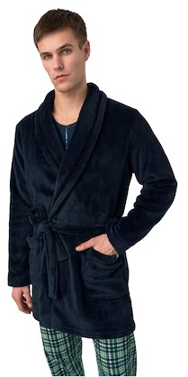 Halat barbati Vamp 17666 XL fleece albastru 