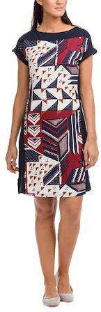 Rochie de dama Vamp 12455 M viscoza albastru 