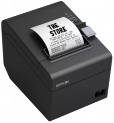 Imprimanta termica Epson TM-T20III USB Serial cutter neagra kit 