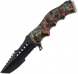 Briceag de vanatoare IdeallStore® Military Press 21.5 cm otel inoxidabil multicolor 