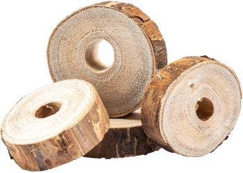 Pachet rondele 420 buc din lemn de paulownia folosite la decoratiuni interioare sau exterioare cu diametru variabil 5-9 cm maro 