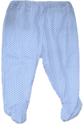 Pantaloni cu botosei pentru fete Pifou PB-06RO-62-cm Alb 