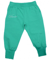 Pantaloni sport 3 4 pentru fete Wendee DY56109-1V Verde 