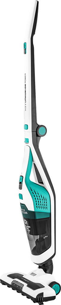 Aspirator vertical portabil 2in1 ECG VT 3420 Jerome 75 W baterie Li-Ion 14.8 V sistem de filtrare cyclonic verde 