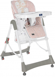 Scaun de masa Gusto reglabil Satin Pink Hug 