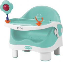 Scaun de masa Pixi Booster Green and White 