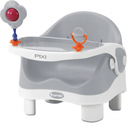 Scaun de masa Pixi Booster Grey and White 