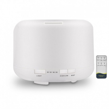 Umidificator Aer Ultrasonic Techstar® U50 Aromaterapie Purificare Iluminare RGB Portabil Telecomanda Re 