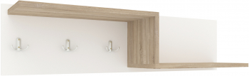 Cuieras haaus Grid Stejar Sonoma/Alb 100 x 20 x 24 cm 